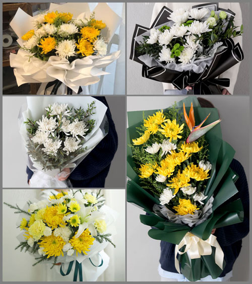陕西渭南市蒲城县白事花束代送